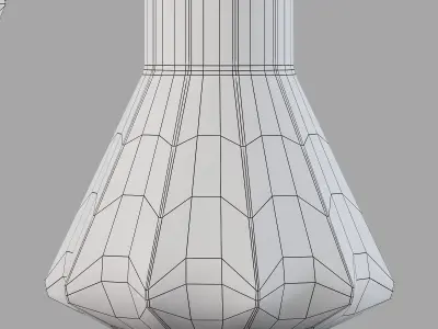 roche bobois serena floor lamp 3D model