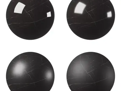 Marble Material and Porcelain Stoneware Tiles - Set 18 Texture
