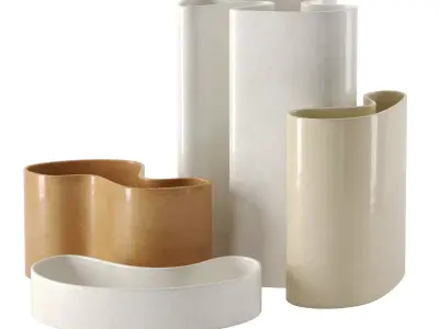 Skatepark vases Collection by Ellison Studios 3D model