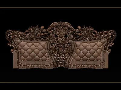 Furniture carving file stl OBJ and ZTL for CNC 3D print model