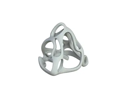 SciFi Cube Object No 62828 Low Poly Shape Low-poly 3D model