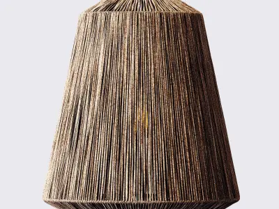 Lamp barrel big rope n2 3D model