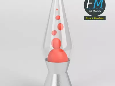 Lava lamp 3D model order