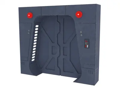 Scarif Blast Door Small 1-18 scale Kenner Hasbro 3D print model