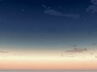 anime sunset sky hdri  your name Anime inspired  3D model