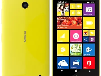 Nokia Lumia 638 Yellow 3D model