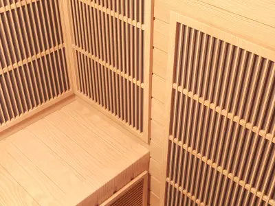 Khan steam room     Sauna Room 3D model