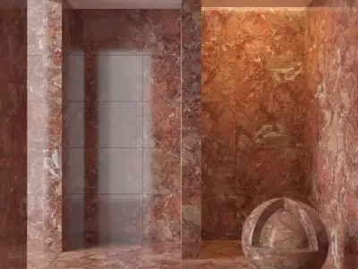 Marble wall 269 3D model