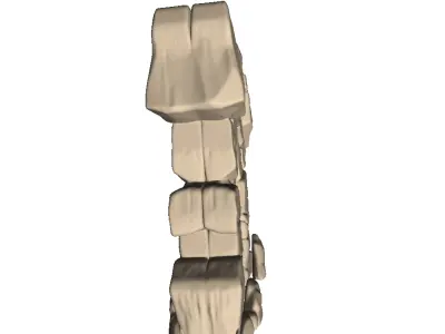 Medieval Stone Door 3 3D print model purchase