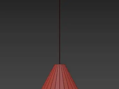 Messing hanglamp BL25 3D model