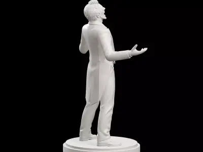 Joker DC Comics Statue On Base 3D print model