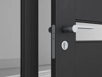 Aluminium door 149 3D model