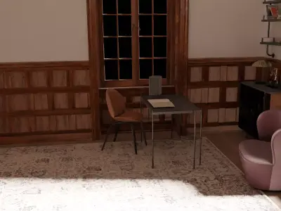 Wood Scene Free 3D model