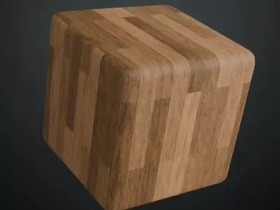 Aged Dark Oak Vertical Planks PBR Texture