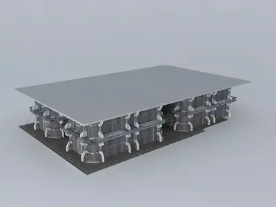 Interior ZAlFA Free 3D model