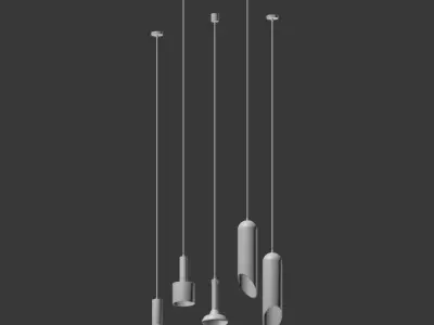 Ceiling Light Collection 3D model