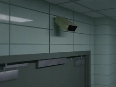 Stranger Things Hospital Hall 3D model