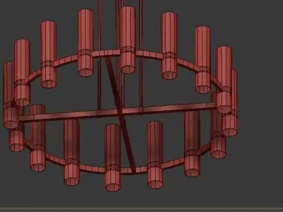 RAVELLE ROUND CHANDELIER 3D model