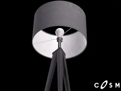 Standing Light Low-poly 3D model