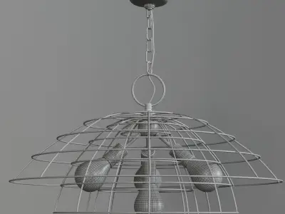 Brooklyn  Light Chandelier Free 3D print model