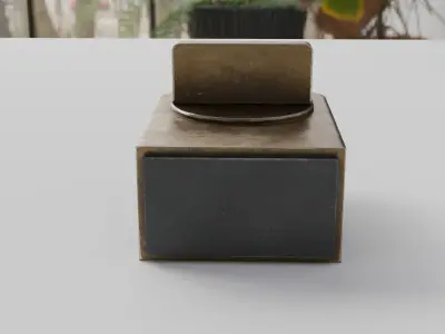 Window Lock Stopper Low-poly 3D model