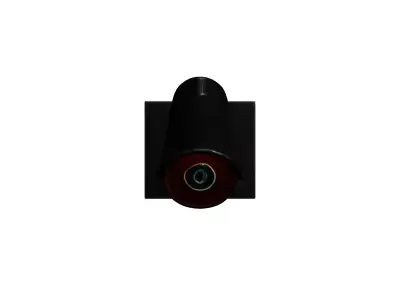 Modern Security Camera 3D Model Low-poly 3D model