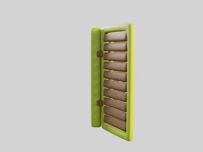 Cartoon Window 19a 3D model