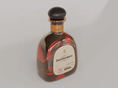 Tequila Bottle 01 3D model
