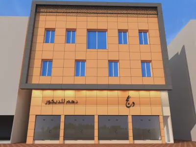cladding building 3D model