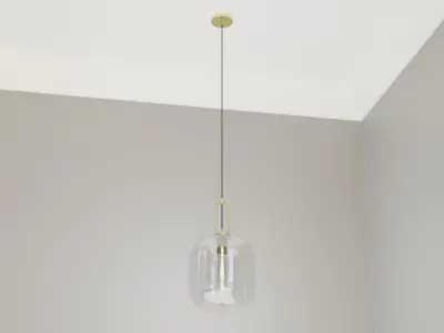 Pendant Ceiling Light P901 Low-poly 3D model