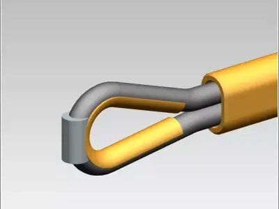 TOWER CRANE -Rear cable- Free 3D print model