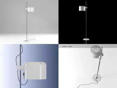 Coupe Floor Lamp 3D model