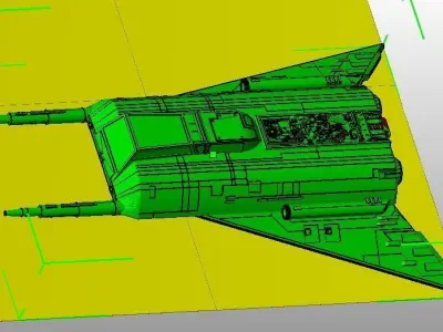 1k I7 Incom Imperial Howlrunner 3D print model