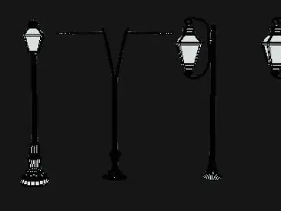Light Pole Pack 3D model
