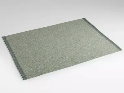 Melt wool placemat 3D model