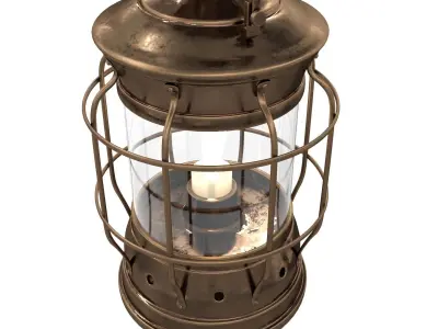 Old Lamp 5 3D model