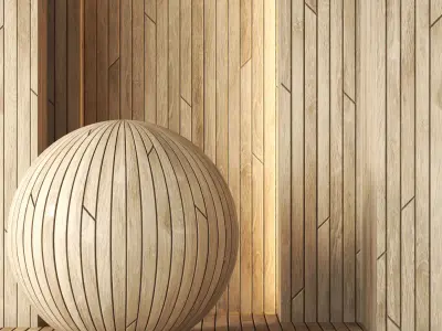 Decorative Wood Panel Texture 4K - Seamlss Texture