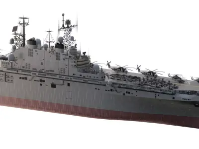 US navy  Amphibious Assault Ship 3D model