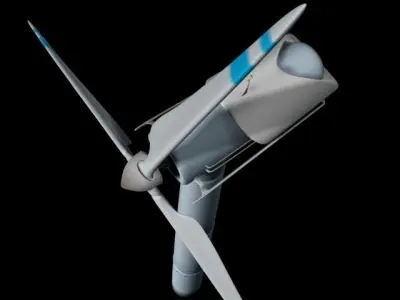 Electric Windmill 3D model
