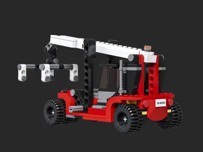 Lego 60336 Forklift truck 3D model
