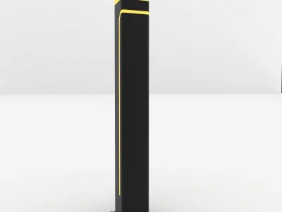 Bollard post 3D model