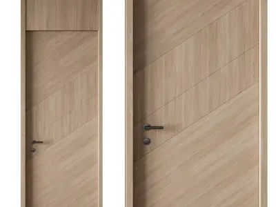 Door set 04 3D model