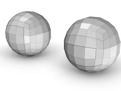 Polygonal Digital Eyes Low-poly 3D model