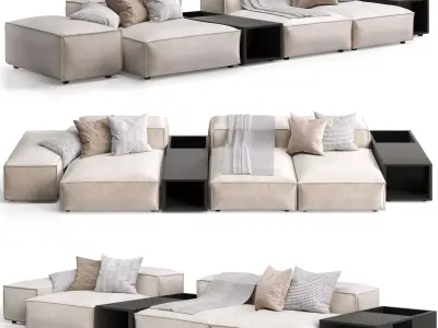 Living Divani Extra Soft Continetori 3D model