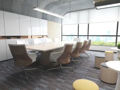 3D model of modern office 3D model