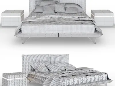 Cierre Imbottiti Eden bed 3D model