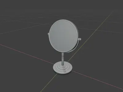 Vanity mirror 3D model 3D model