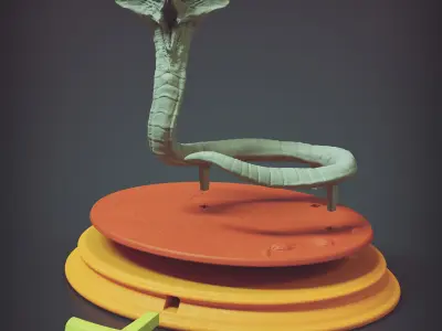 Alien Prometheus Hammerpede 3D Printable Sculpt 3D print model