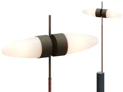 Bull Floor Lamp 3D model