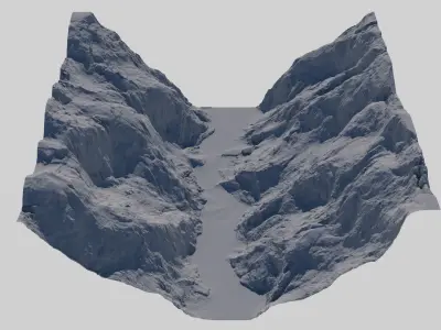 20 CG Environment landscapes  Low-poly 3D model